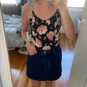 NWOT American Eagle Floral Bodysuit
